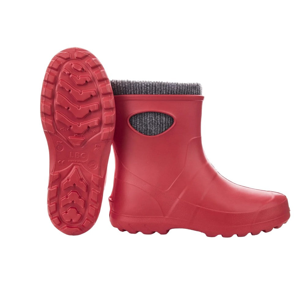 Red - Front - Leon Womens-Ladies Ultra Light Ankle Boots