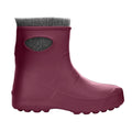 Burgundy - Front - LBC Unisex Adult Ultra Light Ankle Boots