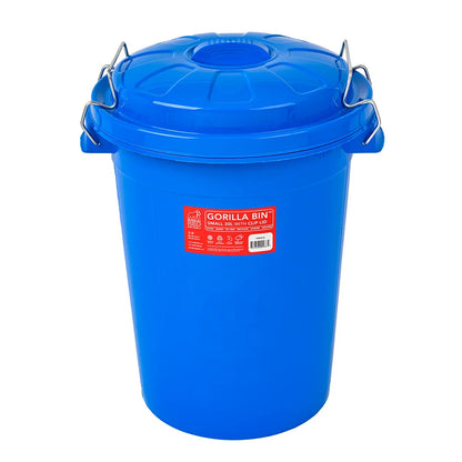 Blue - Front - Red Gorilla 30L Bin with Clip Lid