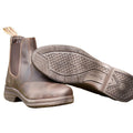 Brown - Lifestyle - Brogini Unisex Adult Kingham Oiled Leather Pull-On Yard Boots