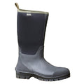 Black - Back - Brogini Mens Hawkswick Neoprene Mucker Boots