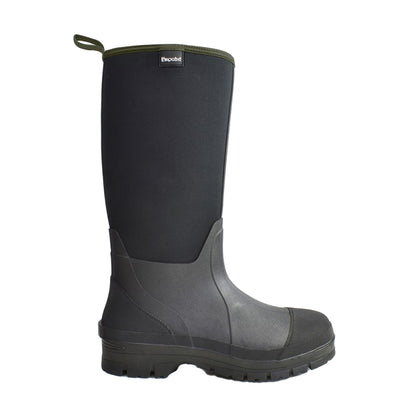 Black - Front - Brogini Mens Hawkswick Neoprene Mucker Boots