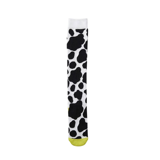 Black-White - Front - Bartleby Womens-Ladies Funky Cow Socks