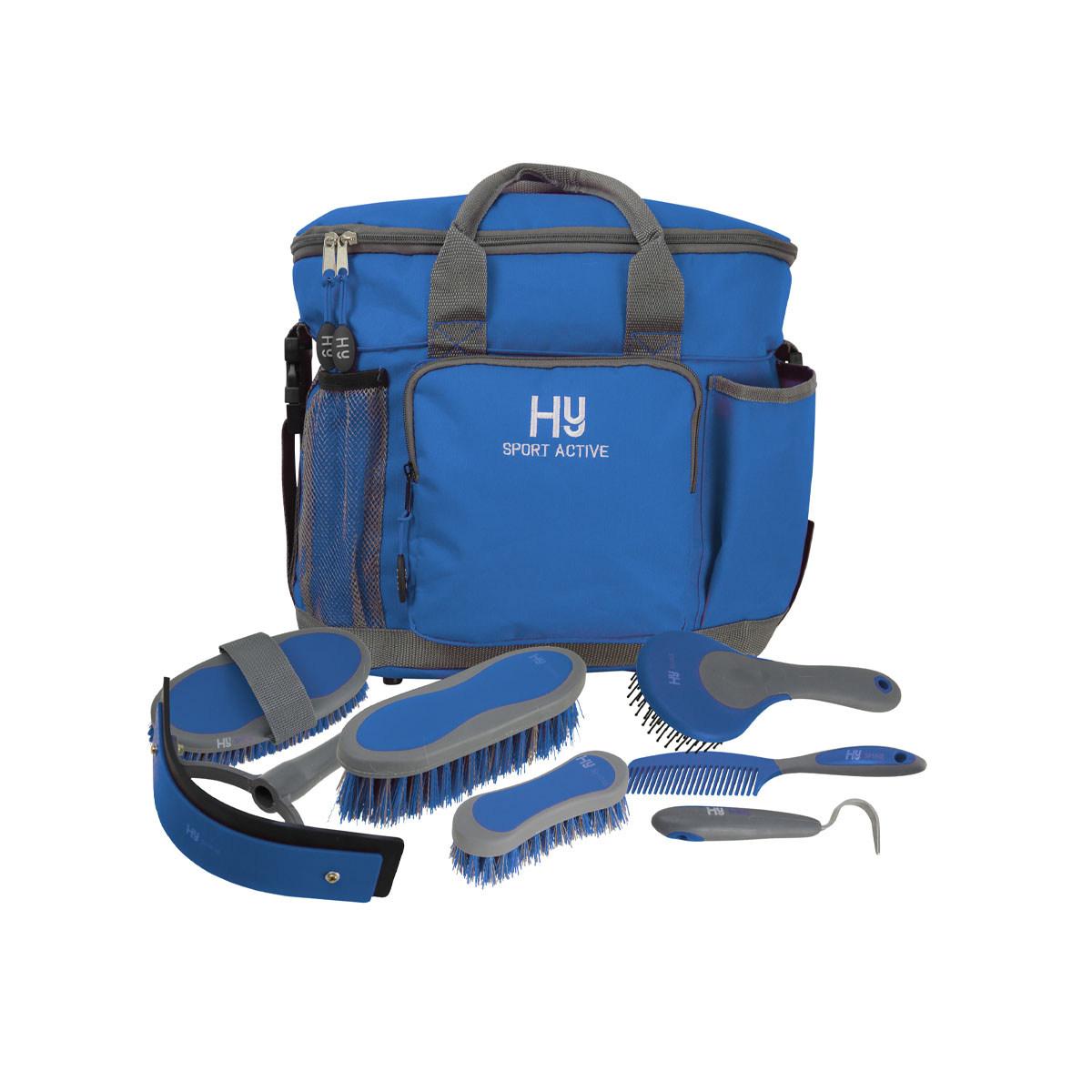 Jewel Blue - Front - Hy Sport Active Horse Grooming Bag