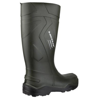 Green - Back - Dunlop Unisex Adult Purofort Plus Wellington Boots