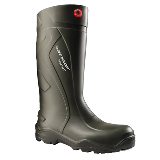 Green - Front - Dunlop Unisex Adult Purofort Plus Wellington Boots