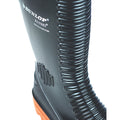 Black - Pack Shot - Dunlop Mens Acifort Ribbed Full Safety Wellies