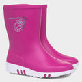 Pink - Close up - Dunlop Childrens-Kids Mini Wellies