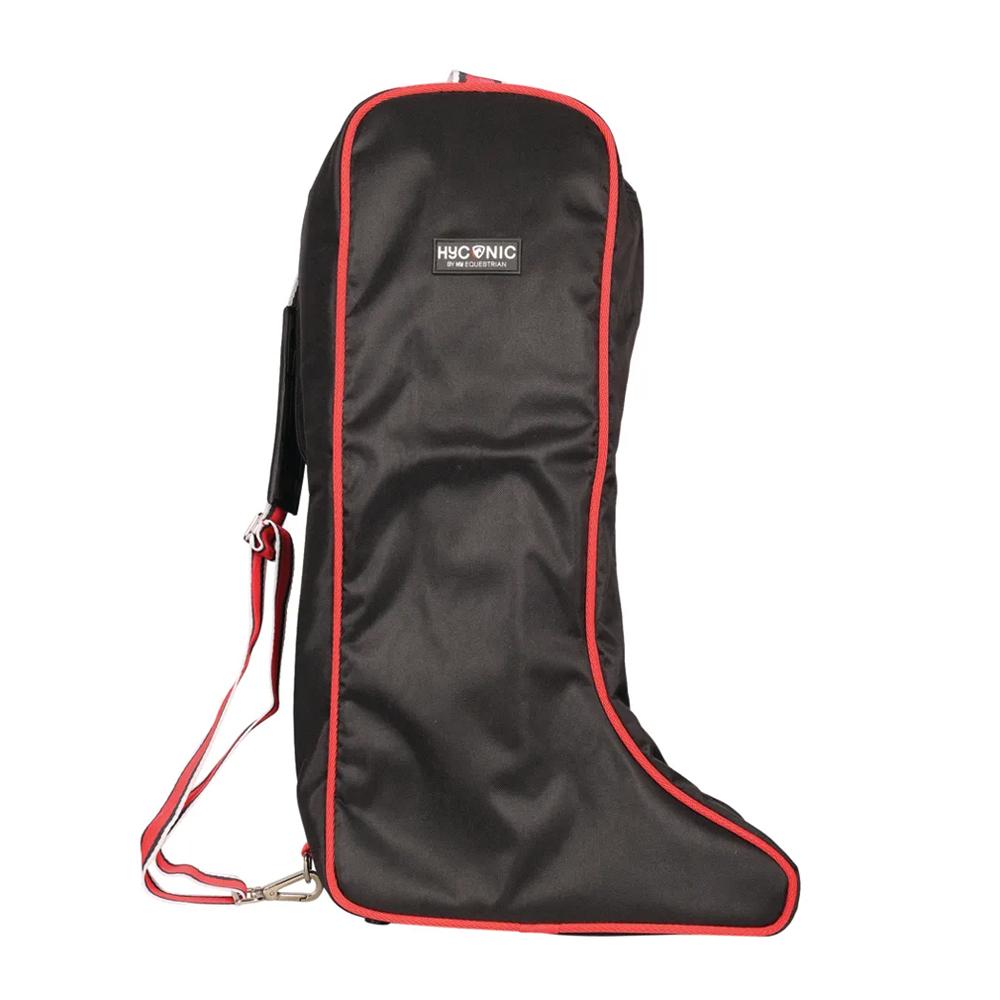 Black-Red - Front - HYCONIC Logo Boot Bag