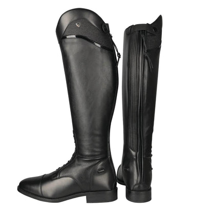 Black - Back - Hy Unisex Adult Atrani Long Riding Boots