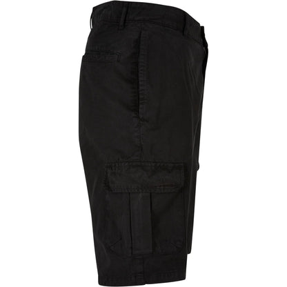 Black - Lifestyle - Urban Classics Mens Bermuda Plain Cargo Shorts