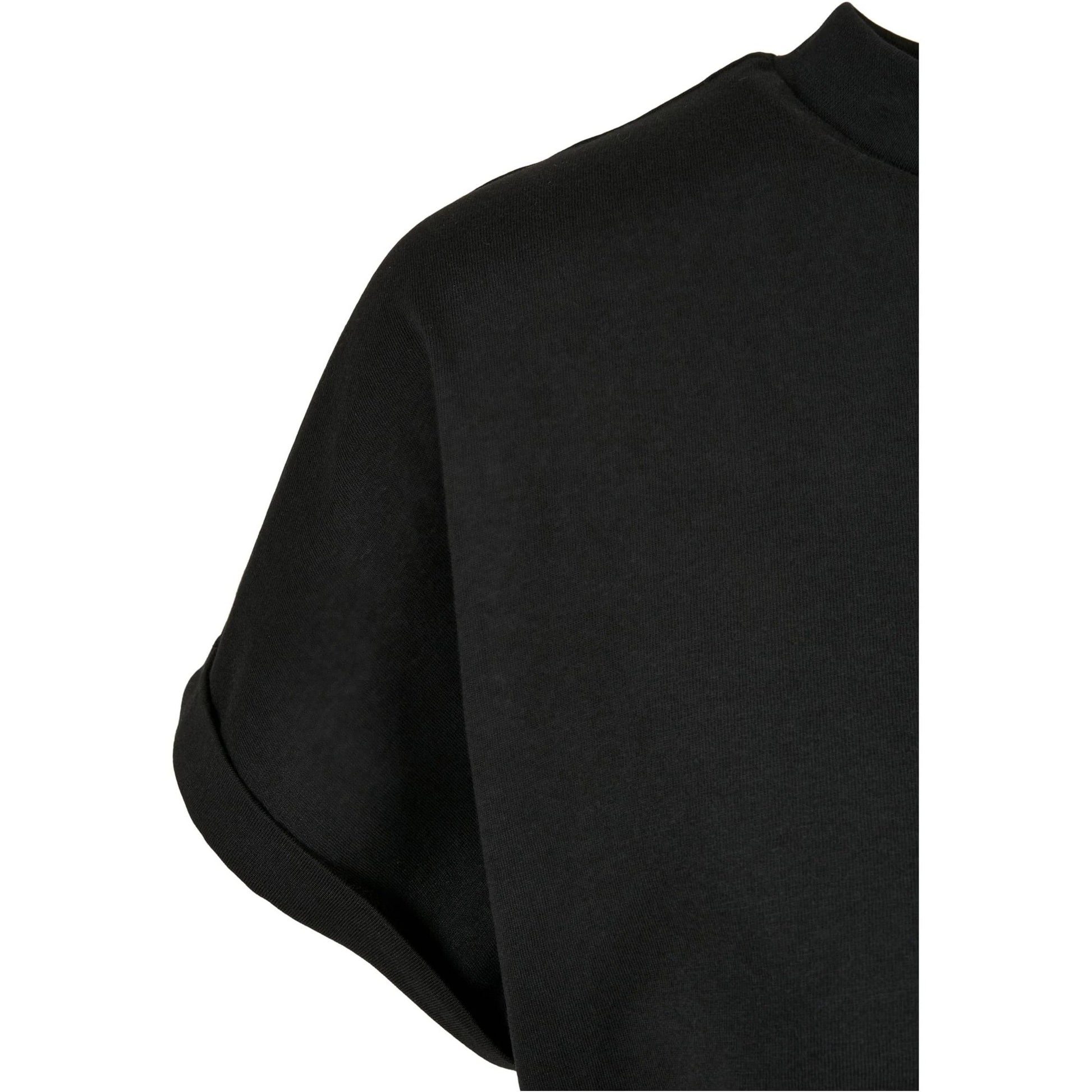 Black - Lifestyle - Urban Classics Womens-Ladies Organic Cotton Cut-On T-Shirt Dress