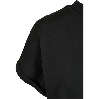 Black - Lifestyle - Urban Classics Womens-Ladies Organic Cotton Cut-On T-Shirt Dress