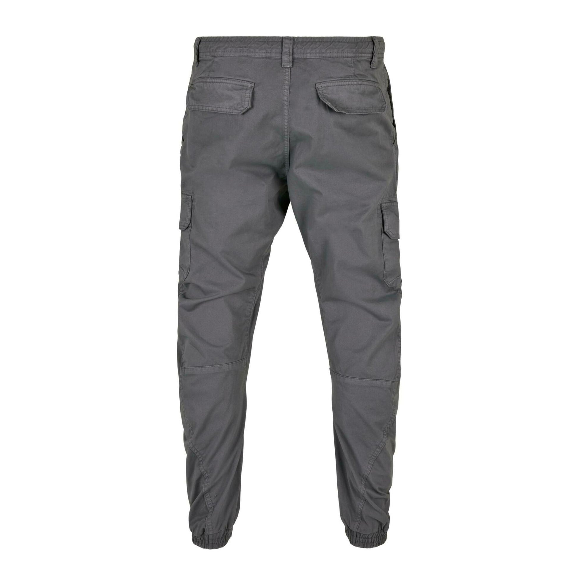 Dark Shadow - Back - Urban Classics Mens Plain Cargo Trousers
