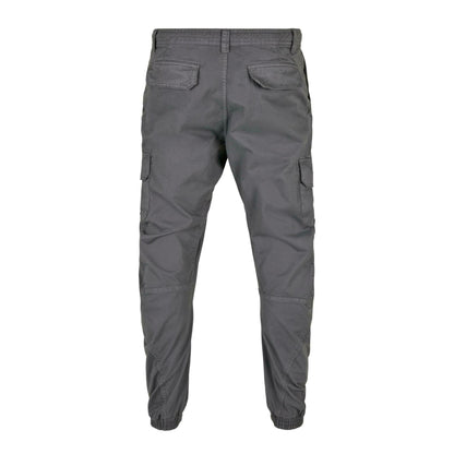Dark Shadow - Back - Urban Classics Mens Plain Cargo Trousers