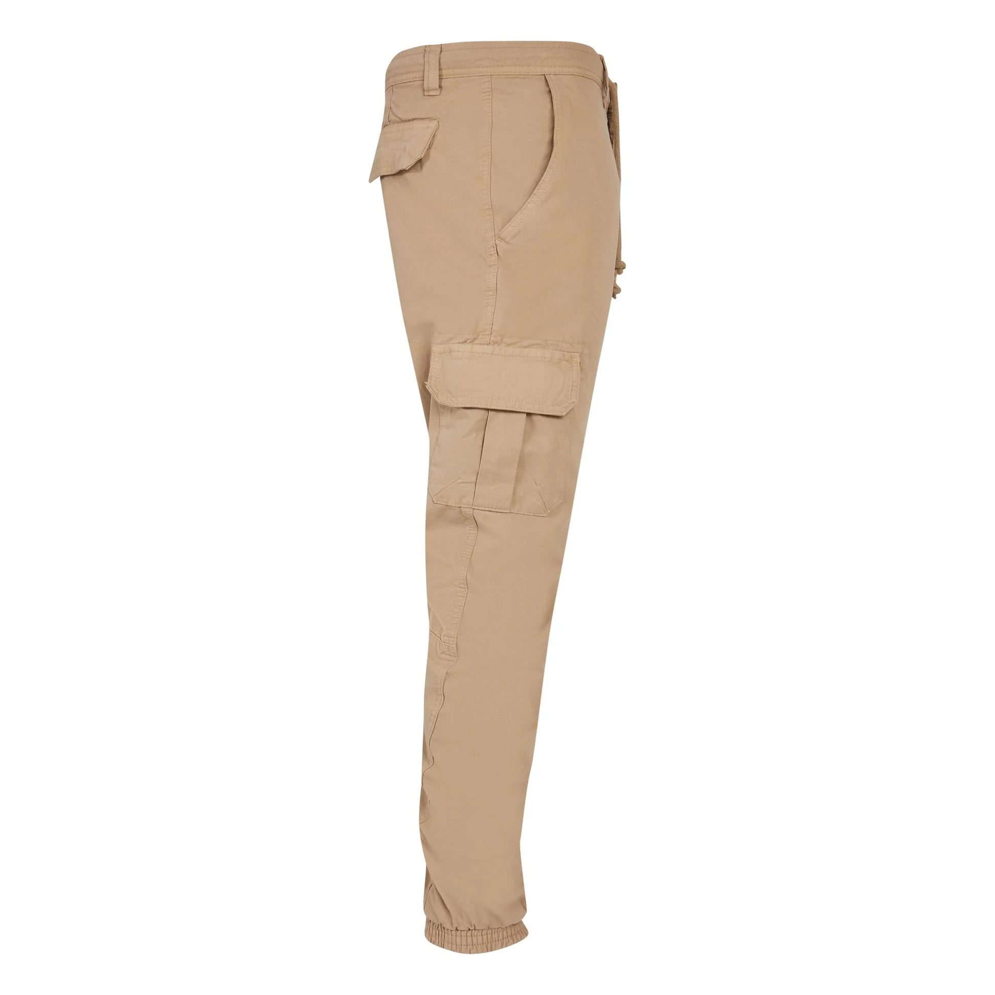 Union Beige - Lifestyle - Urban Classics Mens Plain Cargo Trousers