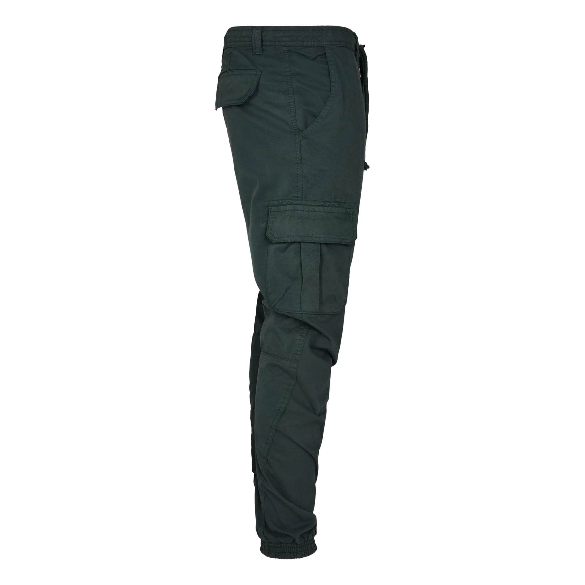 Bottle Green - Lifestyle - Urban Classics Mens Plain Cargo Trousers