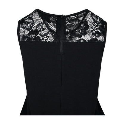 Black - Lifestyle - Urban Classics Womens-Ladies Block Lace Detail Jumpsuit