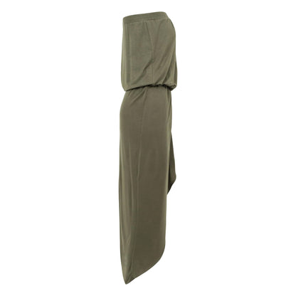 Olive - Lifestyle - Urban Classics Womens-Ladies Viscose Bandeau Dress