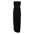 Black - Back - Urban Classics Womens-Ladies Viscose Bandeau Dress