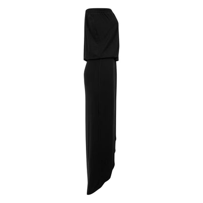 Black - Lifestyle - Urban Classics Womens-Ladies Viscose Bandeau Dress