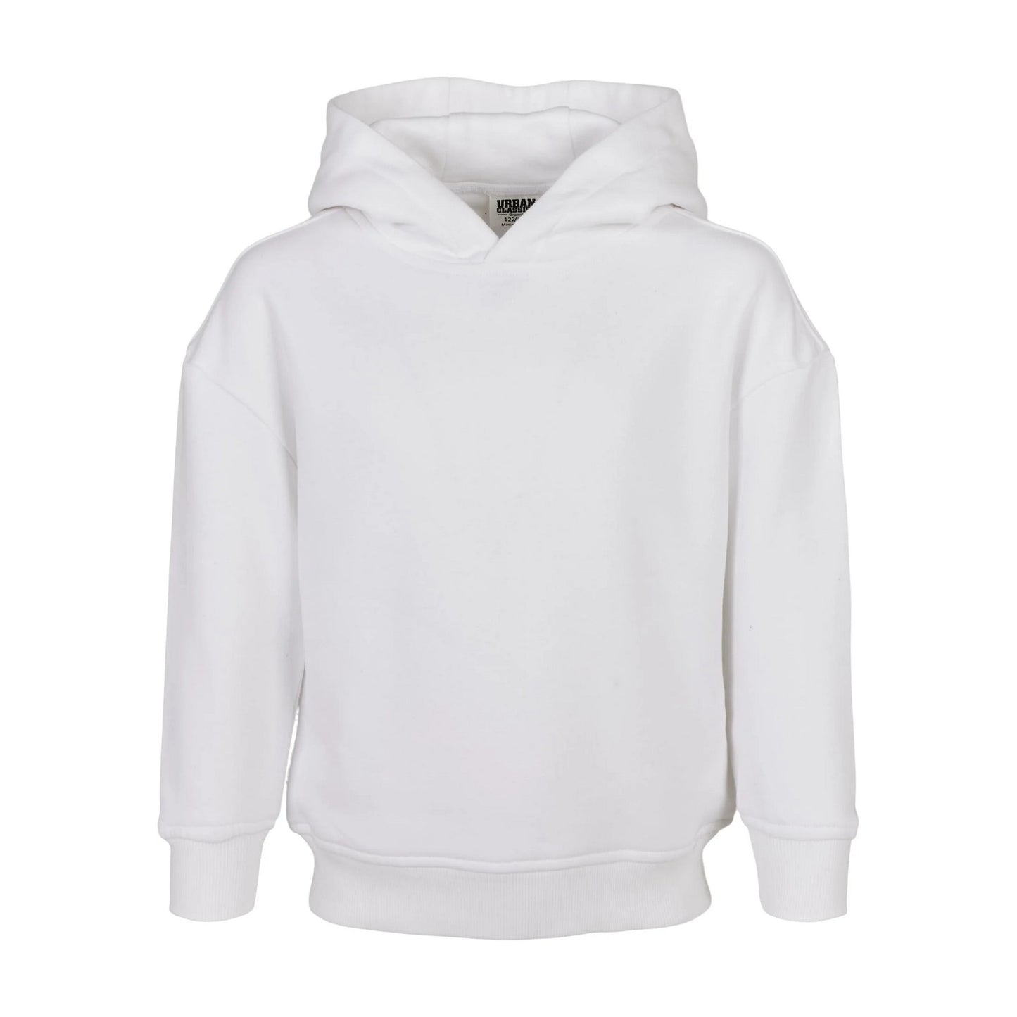 White - Front - Urban Classics Girls Organic Hoodie