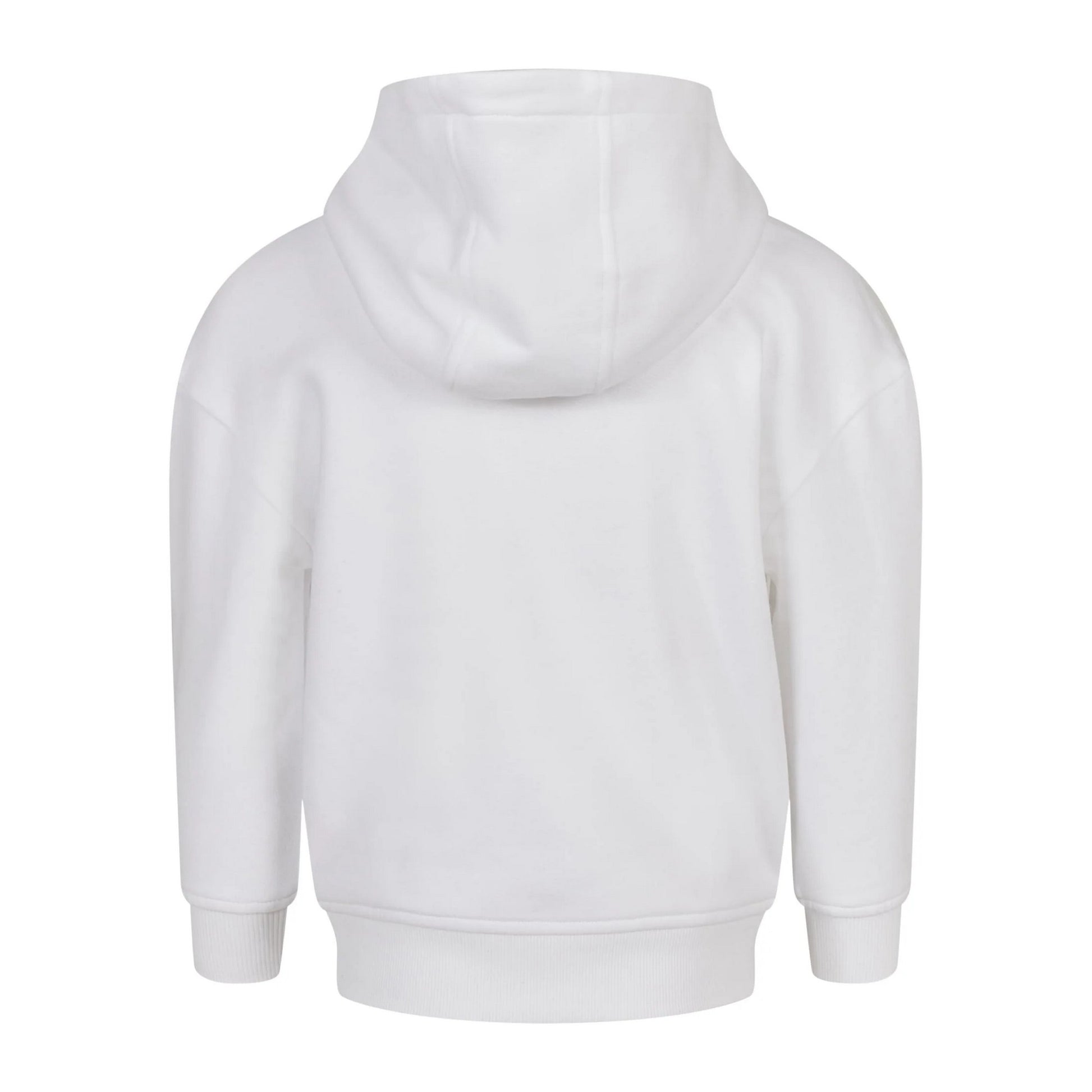 White - Back - Urban Classics Girls Organic Hoodie