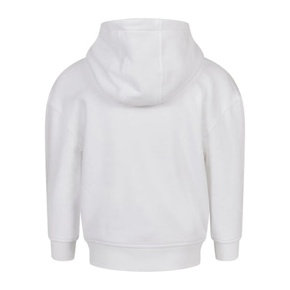 White - Back - Urban Classics Girls Organic Hoodie