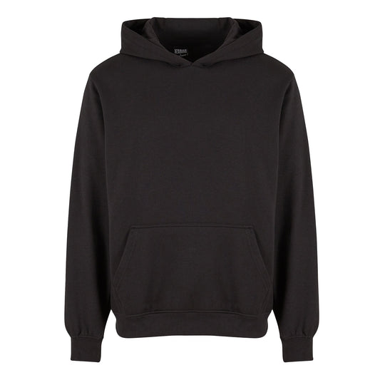 Black - Front - Urban Classics Mens Basic Essential Hoodie