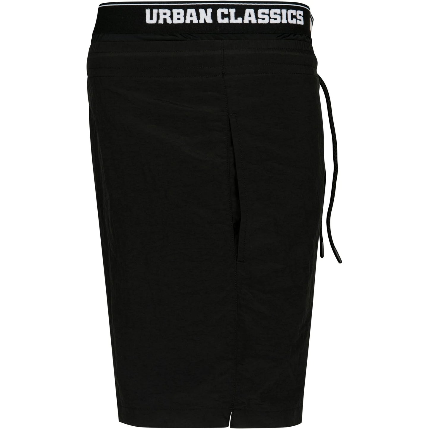 Black-White - Lifestyle - Urban Classics Mens 2 in 1 Swim Shorts