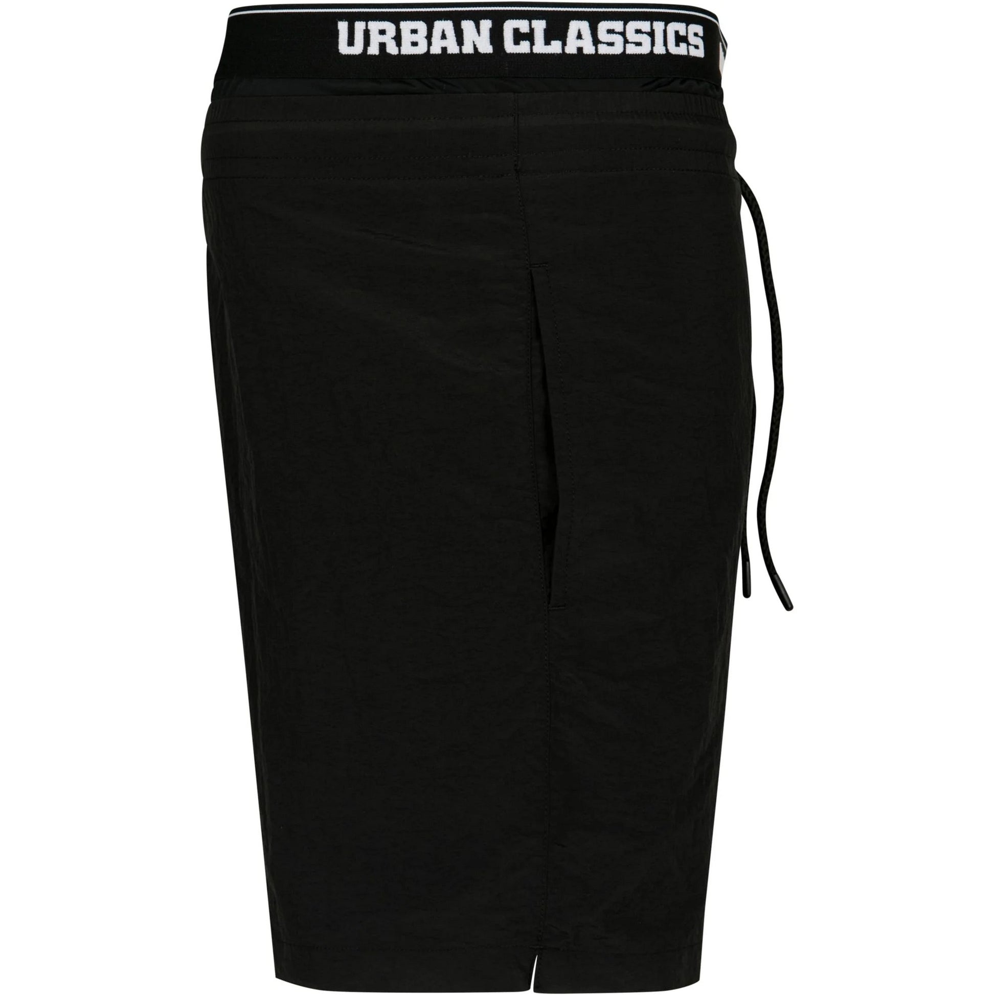 Black-White - Lifestyle - Urban Classics Mens 2 in 1 Swim Shorts