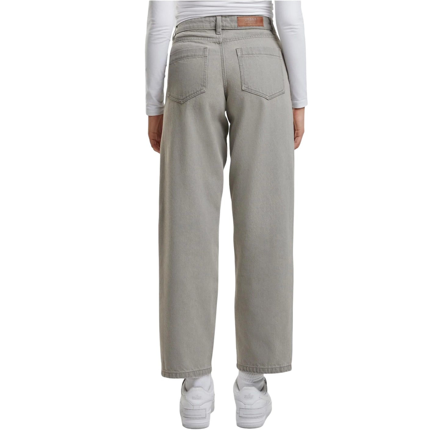 Lighter Dirty Washed - Back - Urban Classics Womens-Ladies 90´s Mid Rise Jeans