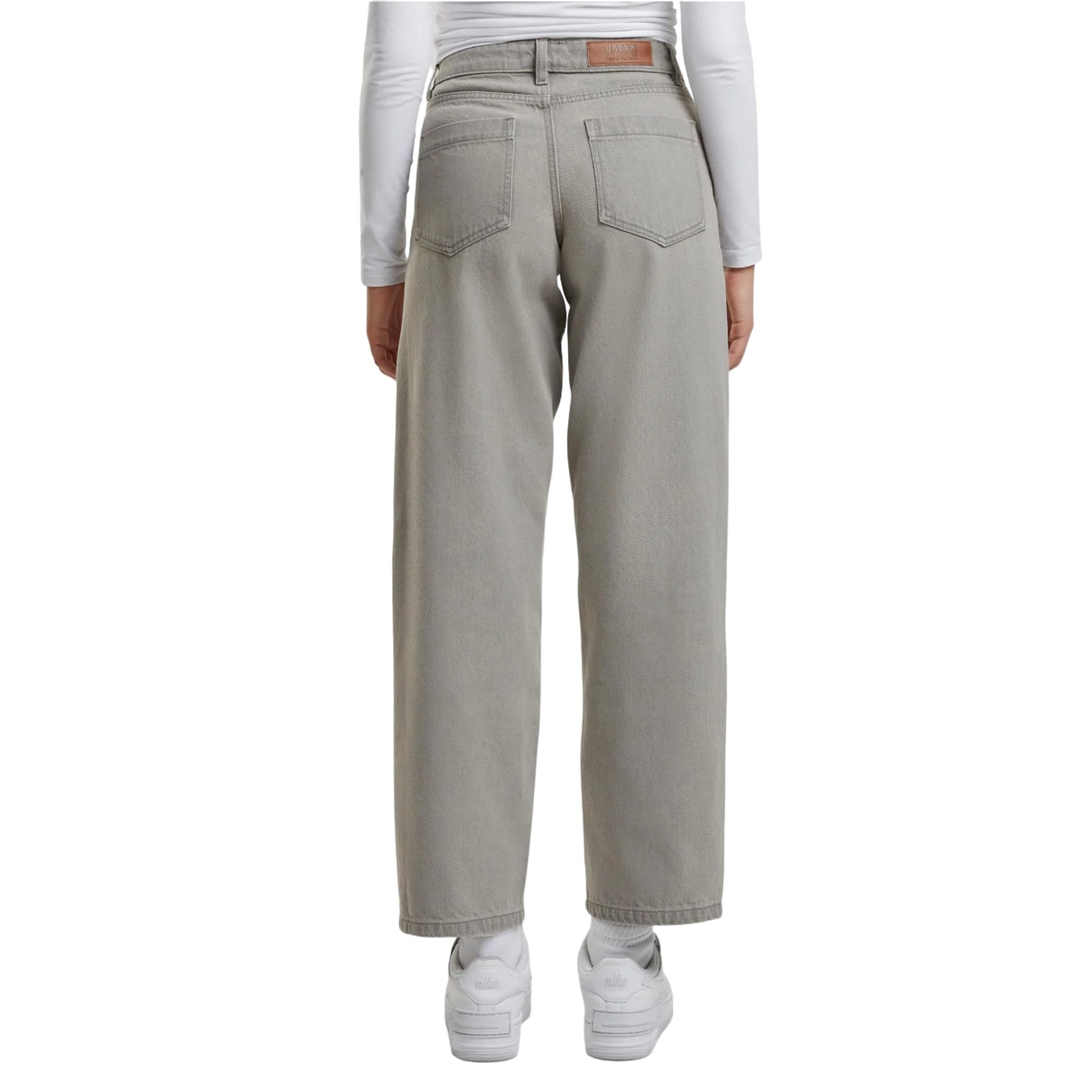 Lighter Dirty Washed - Back - Urban Classics Womens-Ladies 90´s Mid Rise Jeans