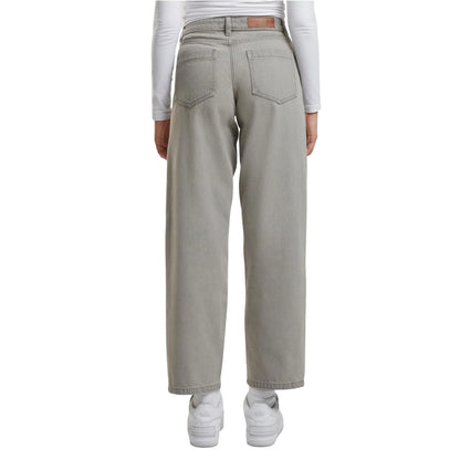 Lighter Dirty Washed - Back - Urban Classics Womens-Ladies 90´s Mid Rise Jeans