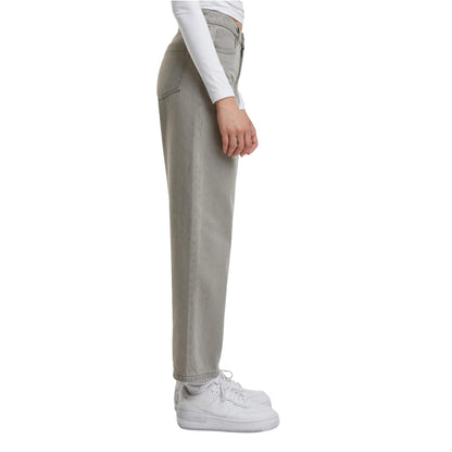 Lighter Dirty Washed - Side - Urban Classics Womens-Ladies 90´s Mid Rise Jeans