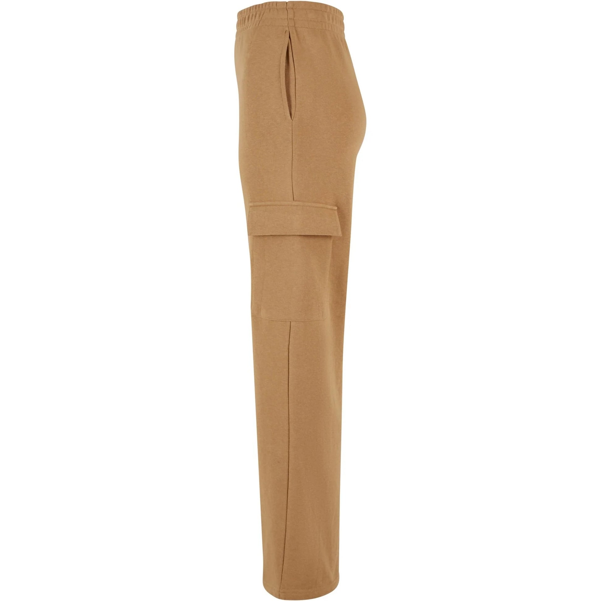 Union Beige - Side - Urban Classics Womens-Ladies Lightweight Baggy Sweatpants