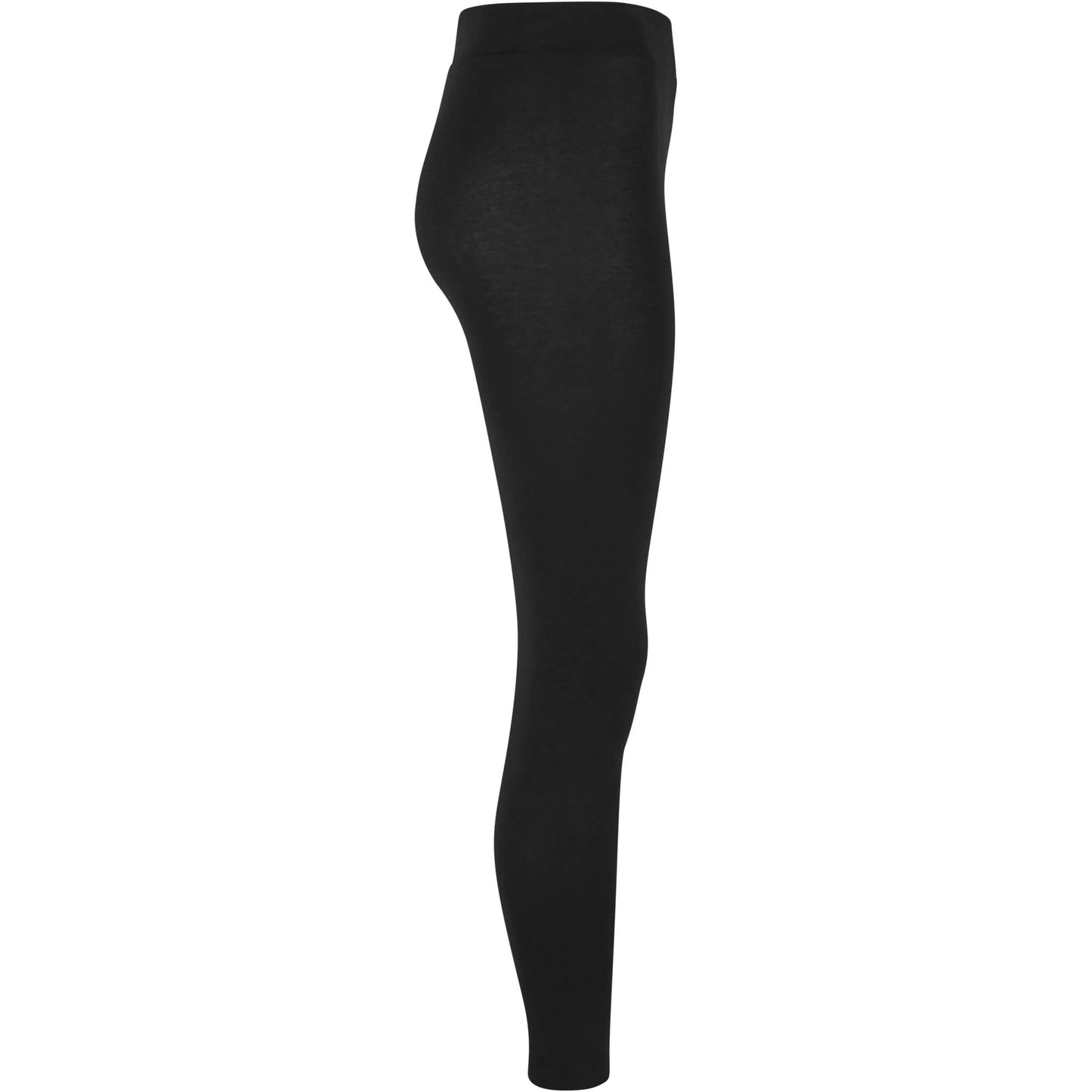 Black - Side - Urban Classics Womens-Ladies Jersey Leggings