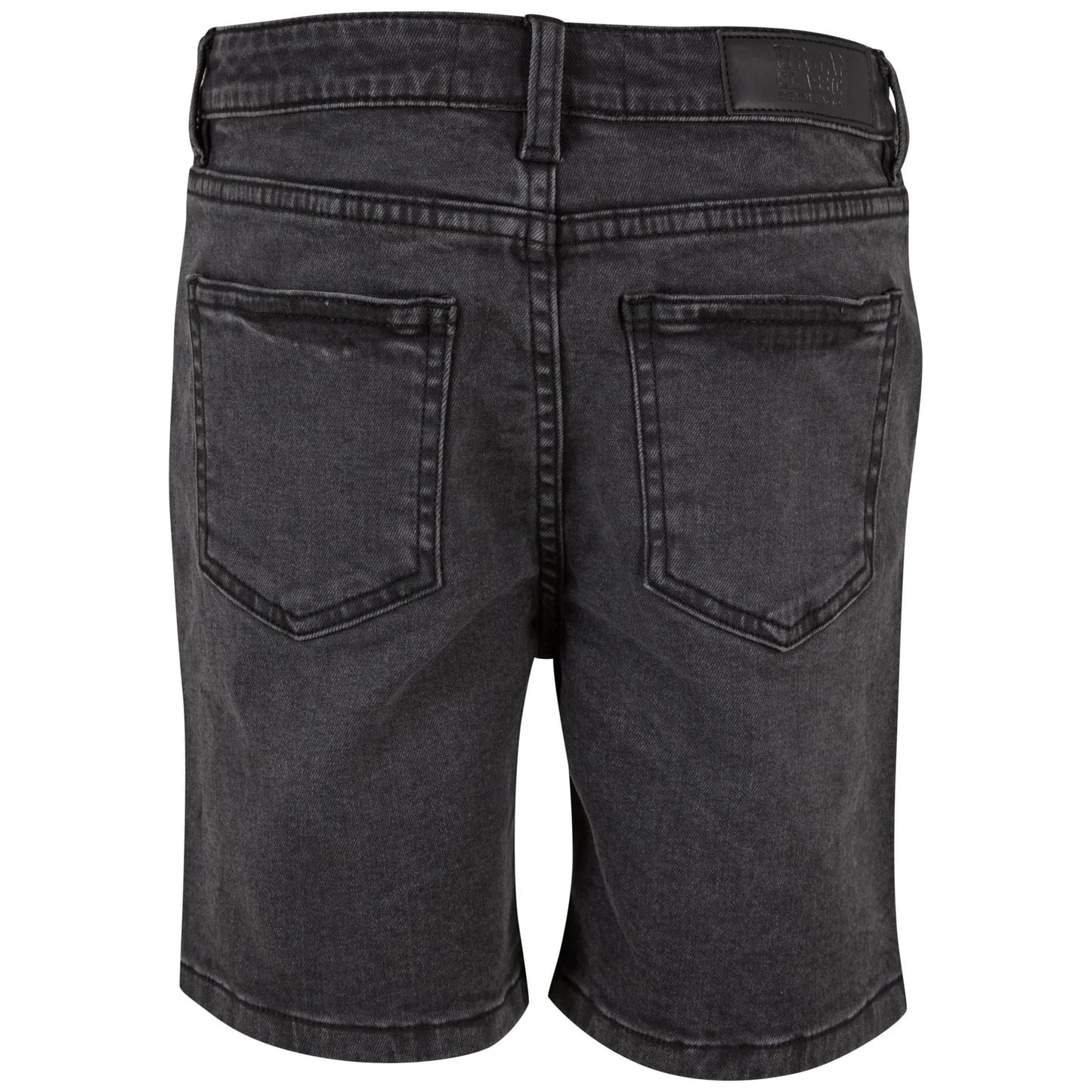 Black Wash - Back - Urban Classics Boys Relaxed Fit Jean Shorts