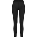 Black - Front - Urban Classics Womens-Ladies Jersey Leggings