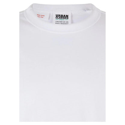 White - Pack Shot - Urban Classics Boys Basic Organic T-Shirt (Pack of 2)