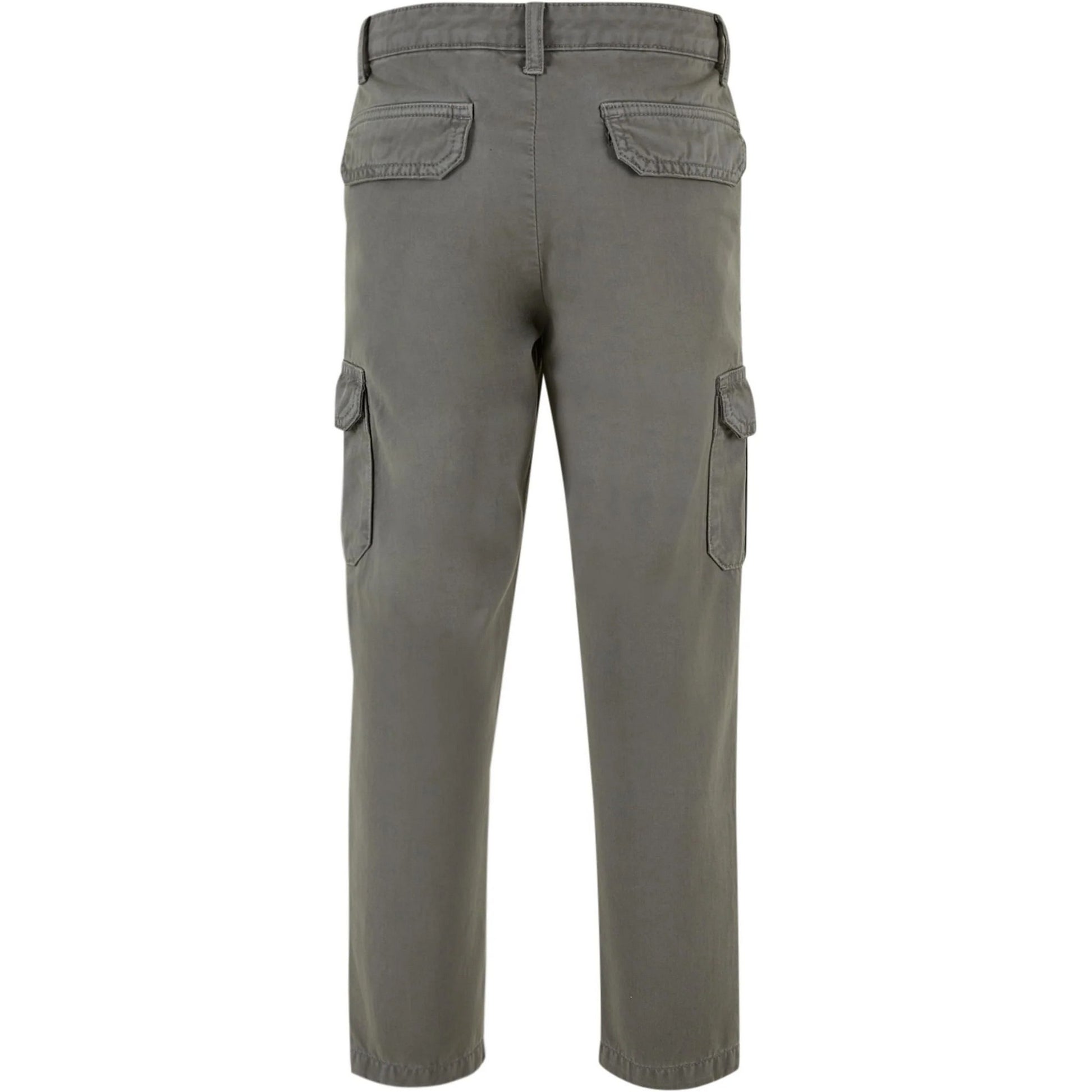 Asphalt - Back - Urban Classics Boys Straight Leg Cargo Trousers