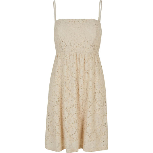 Soft Seagrass - Front - Urban Classics Womens-Ladies Lace Dress