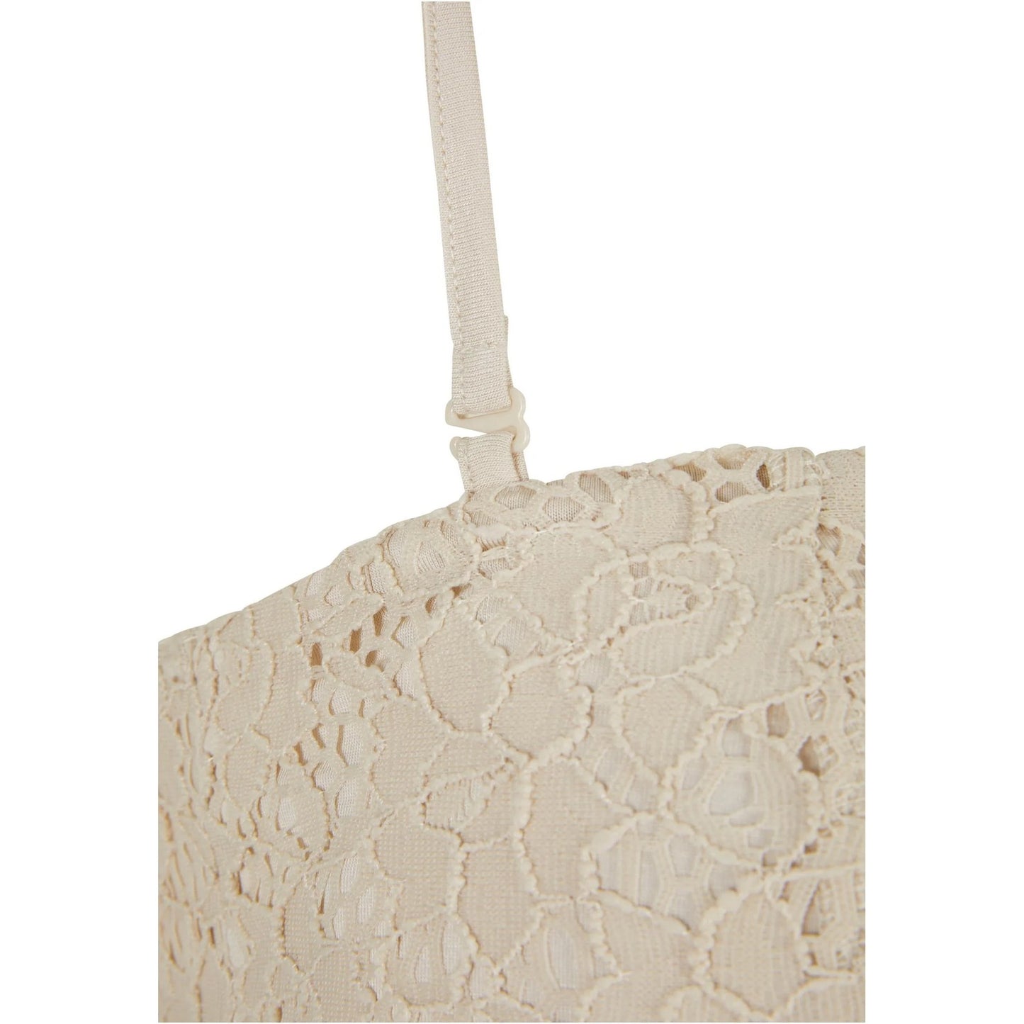 Soft Seagrass - Side - Urban Classics Womens-Ladies Lace Dress