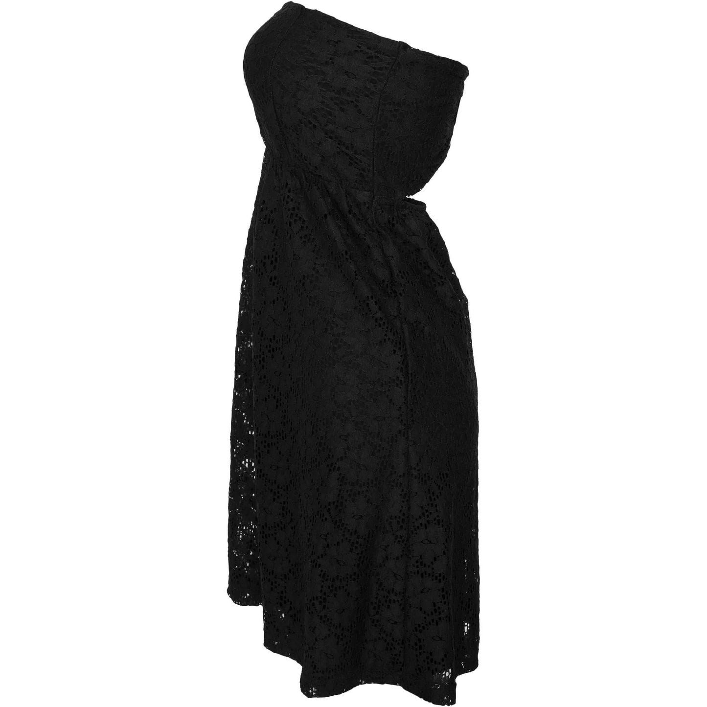 Black - Lifestyle - Urban Classics Womens-Ladies Lace Dress