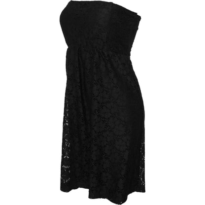Black - Pack Shot - Urban Classics Womens-Ladies Lace Dress