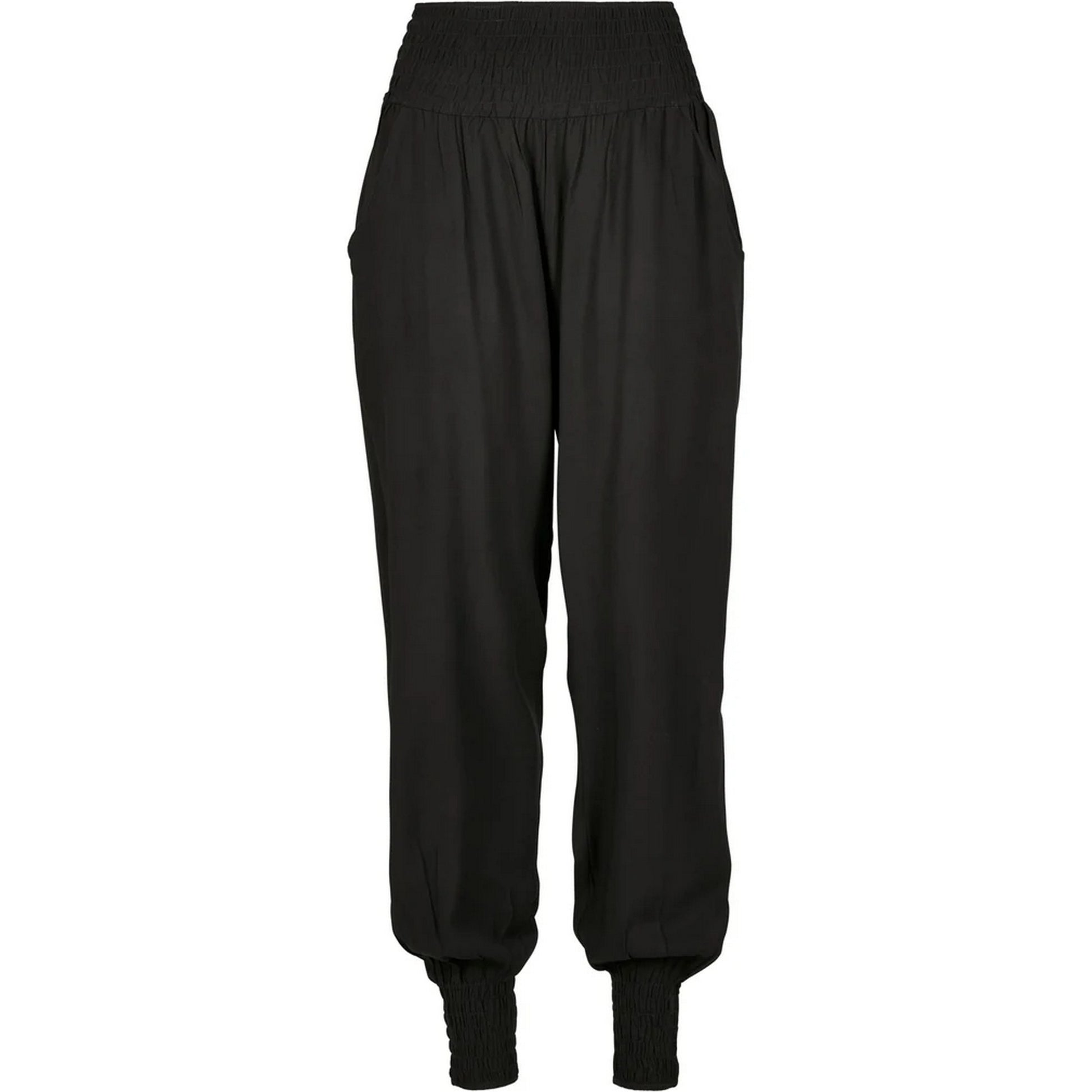Black - Front - Urban Classics Womens-Ladies Sarong Pants