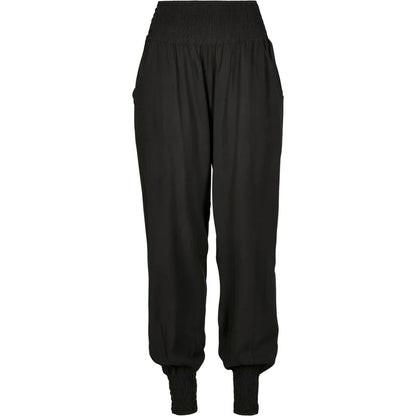 Black - Front - Urban Classics Womens-Ladies Sarong Pants