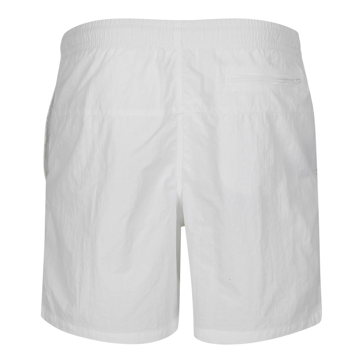 White - Back - Urban Classics Mens Block Swim Shorts