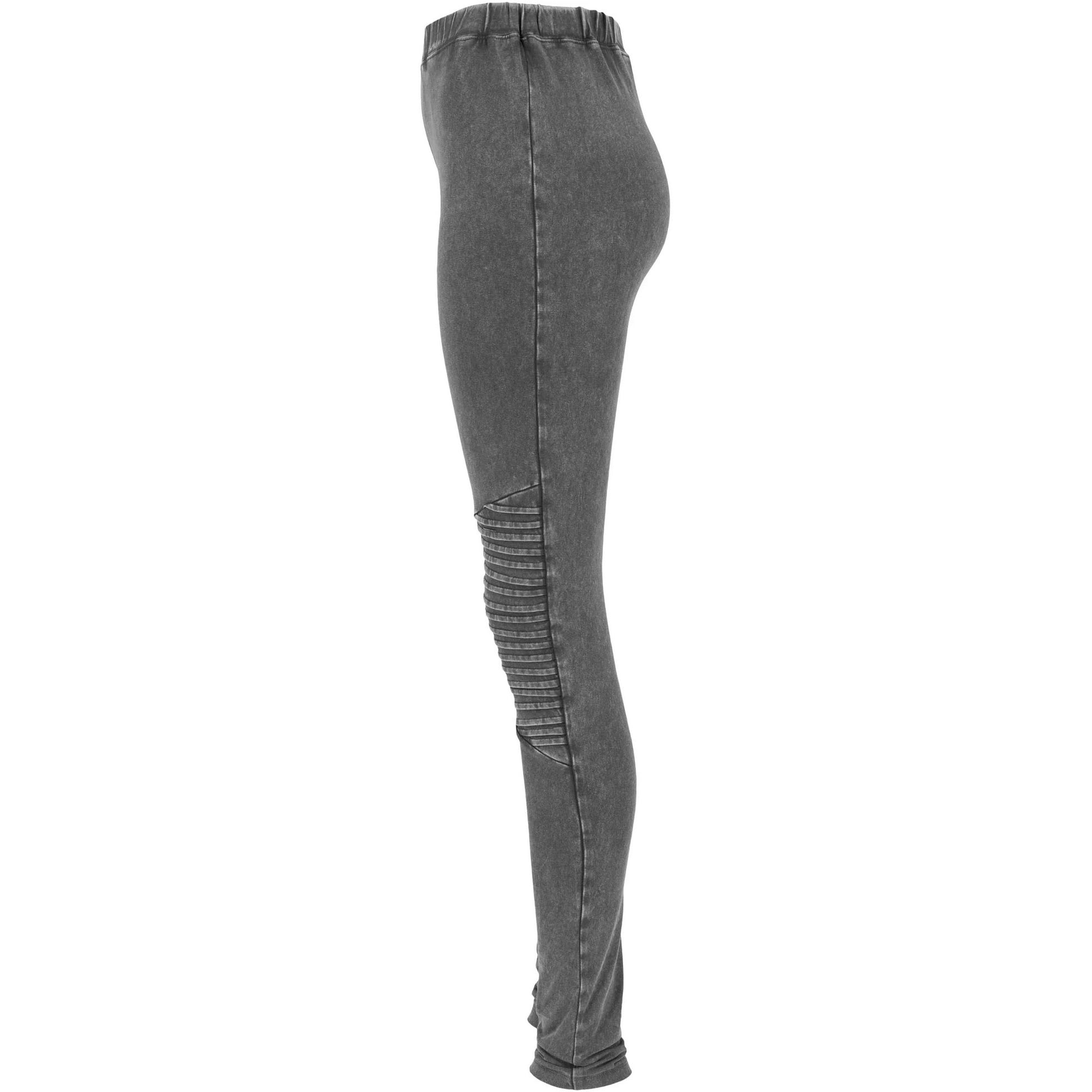 Dark Grey - Lifestyle - Urban Classics Womens-Ladies Jersey Denim Look Leggings
