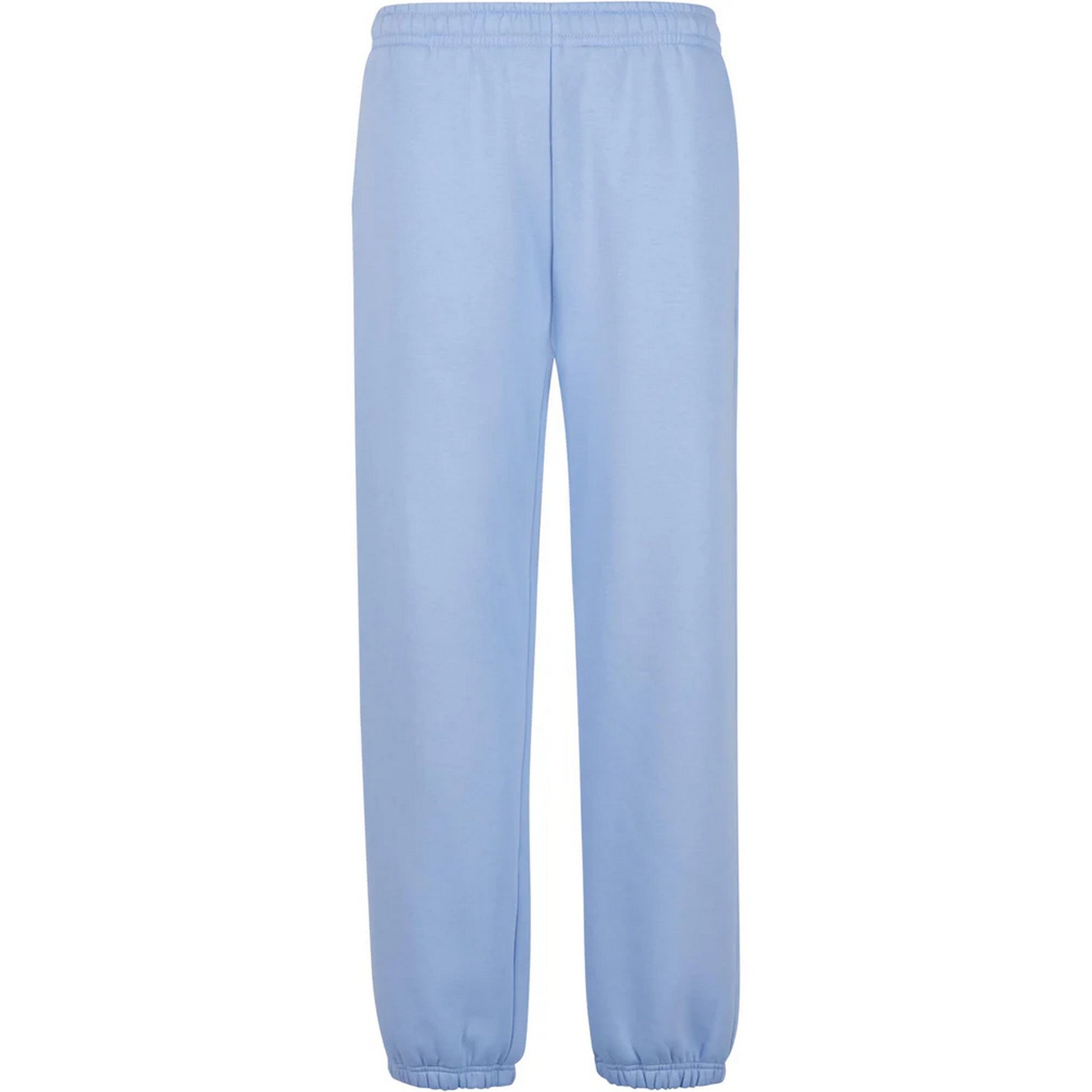 Powder Blue - Front - Urban Classics Mens Fluffy Plain Jogging Bottoms